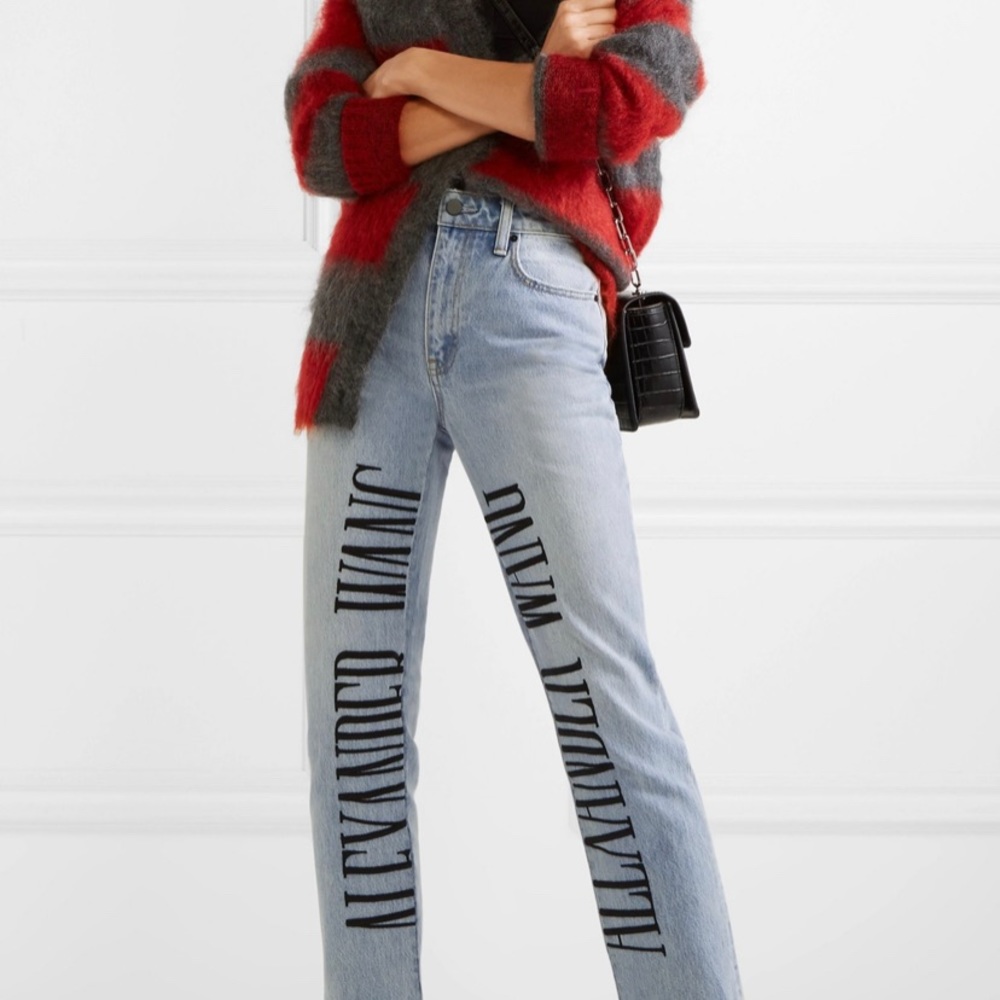 Alexander Wang Women's Cult Embroidered Jeans